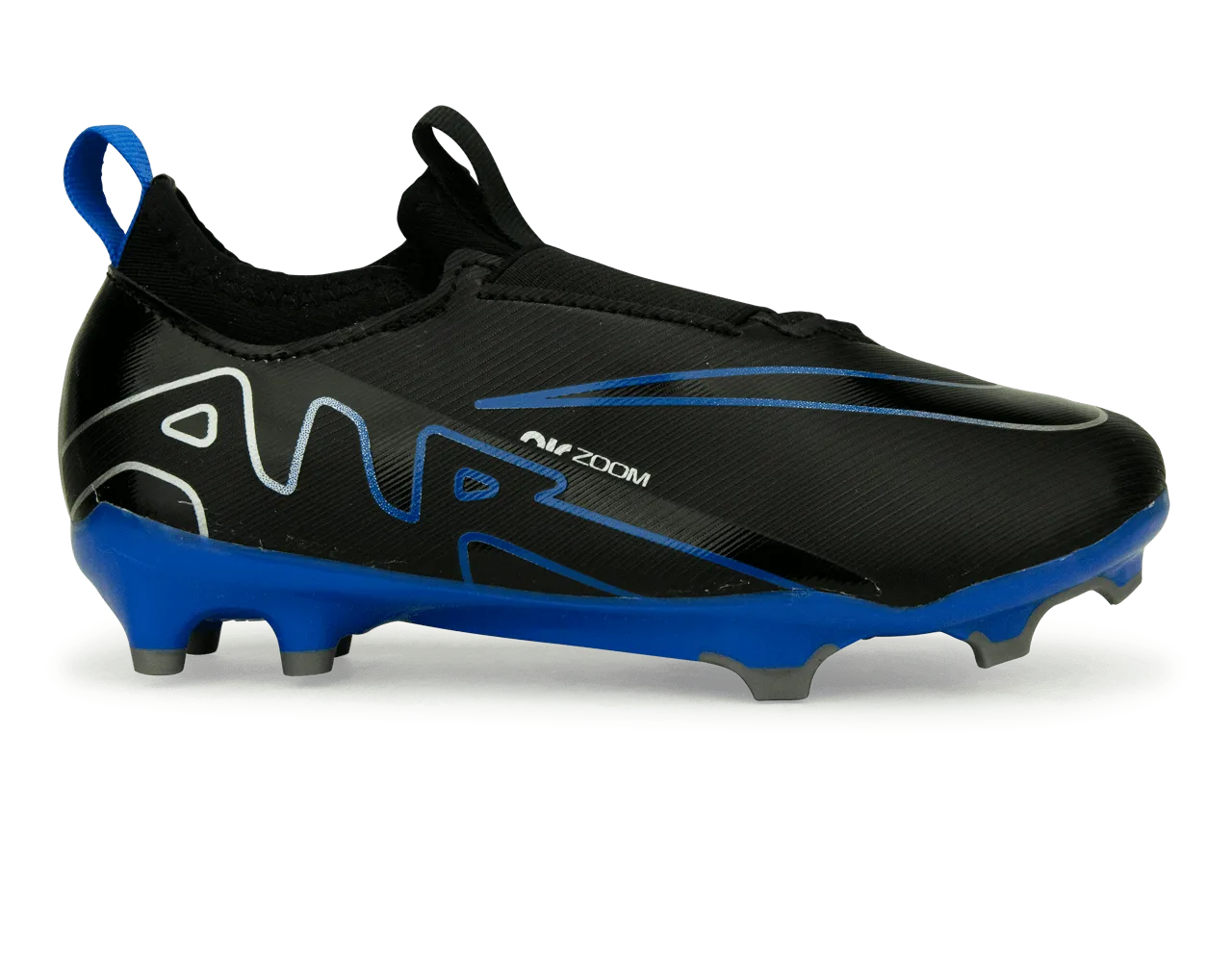 Nike Kids Zoom Mercurial Vapor 15 Academy FG/MG Black/Blue