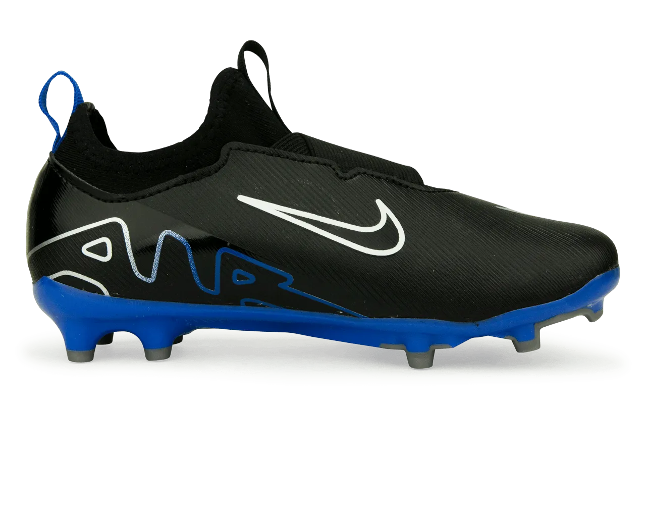 Nike Kids Zoom Mercurial Vapor 15 Academy FG/MG Black/Blue