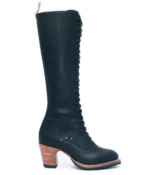 No.2071 CROSSWALK knee high boot Black