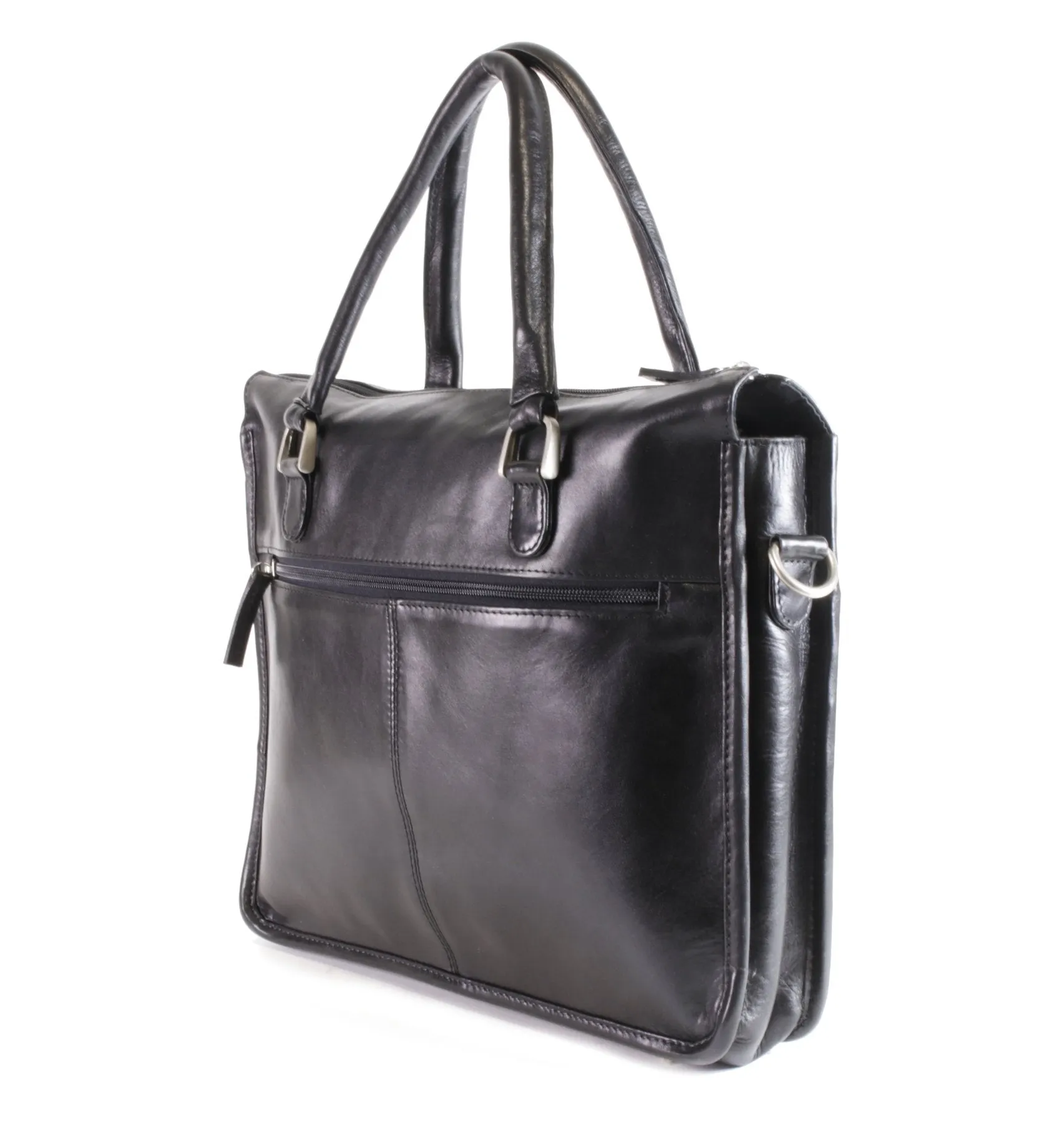 Nuvo Peregrine 15" Unisex Laptop Briefcase Black