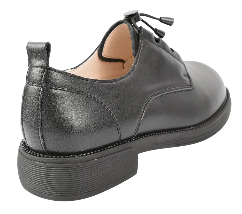 Pantofi casual, dama, GALLOP, GA 2303 negru, piele naturala