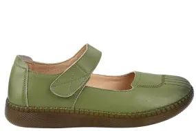 Pantofi casual, dama, GALLOP, GA 2319 verde, piele naturala