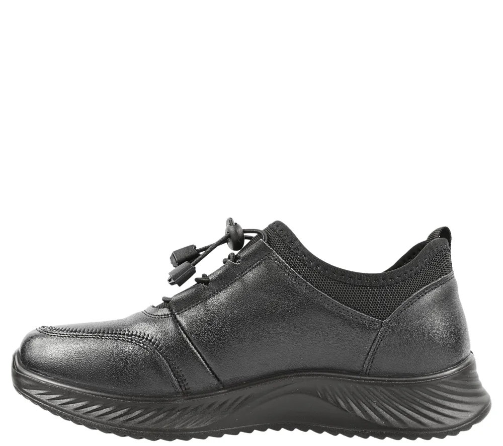 Pantofi sport, dama, FORMAZIONE, 11-90 negru, piele naturala