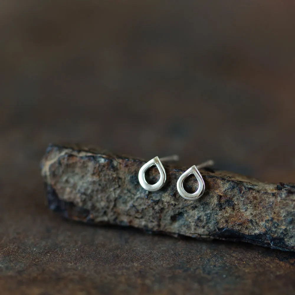 Petite Droplet Stud Earrings