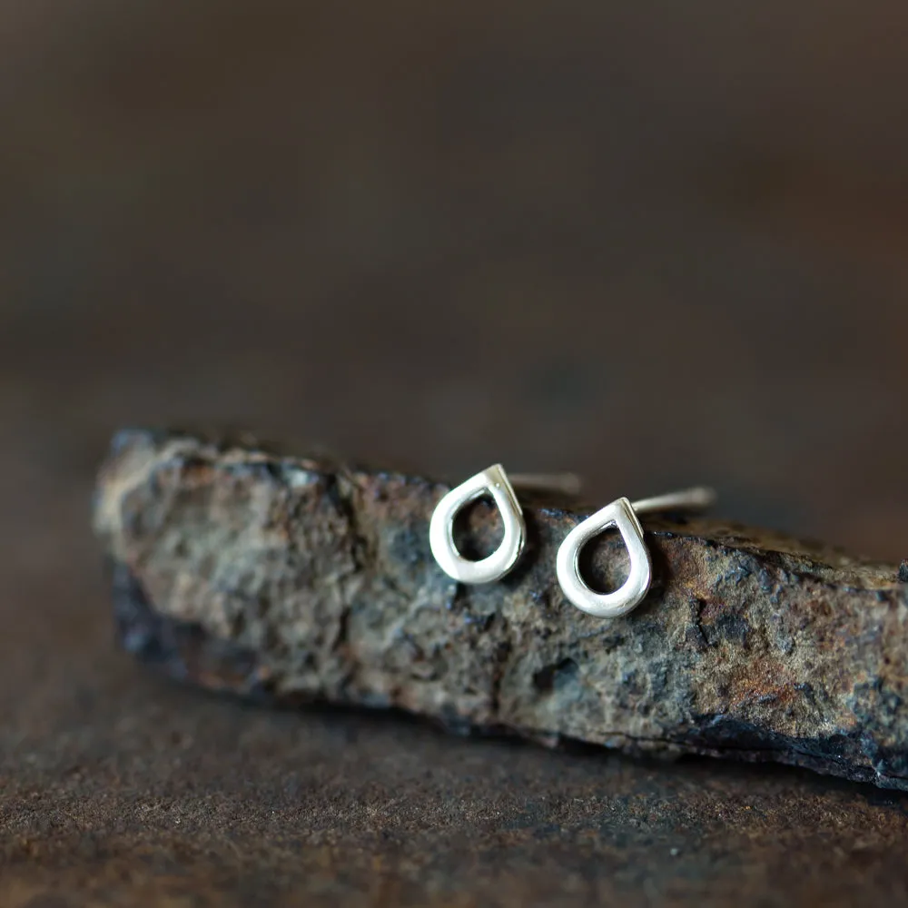 Petite Droplet Stud Earrings