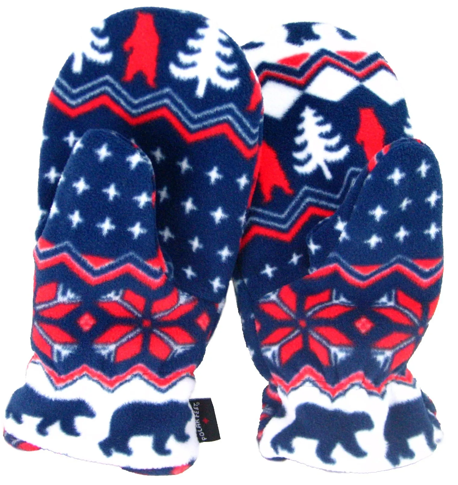 Polar Feet Fleece Mittens