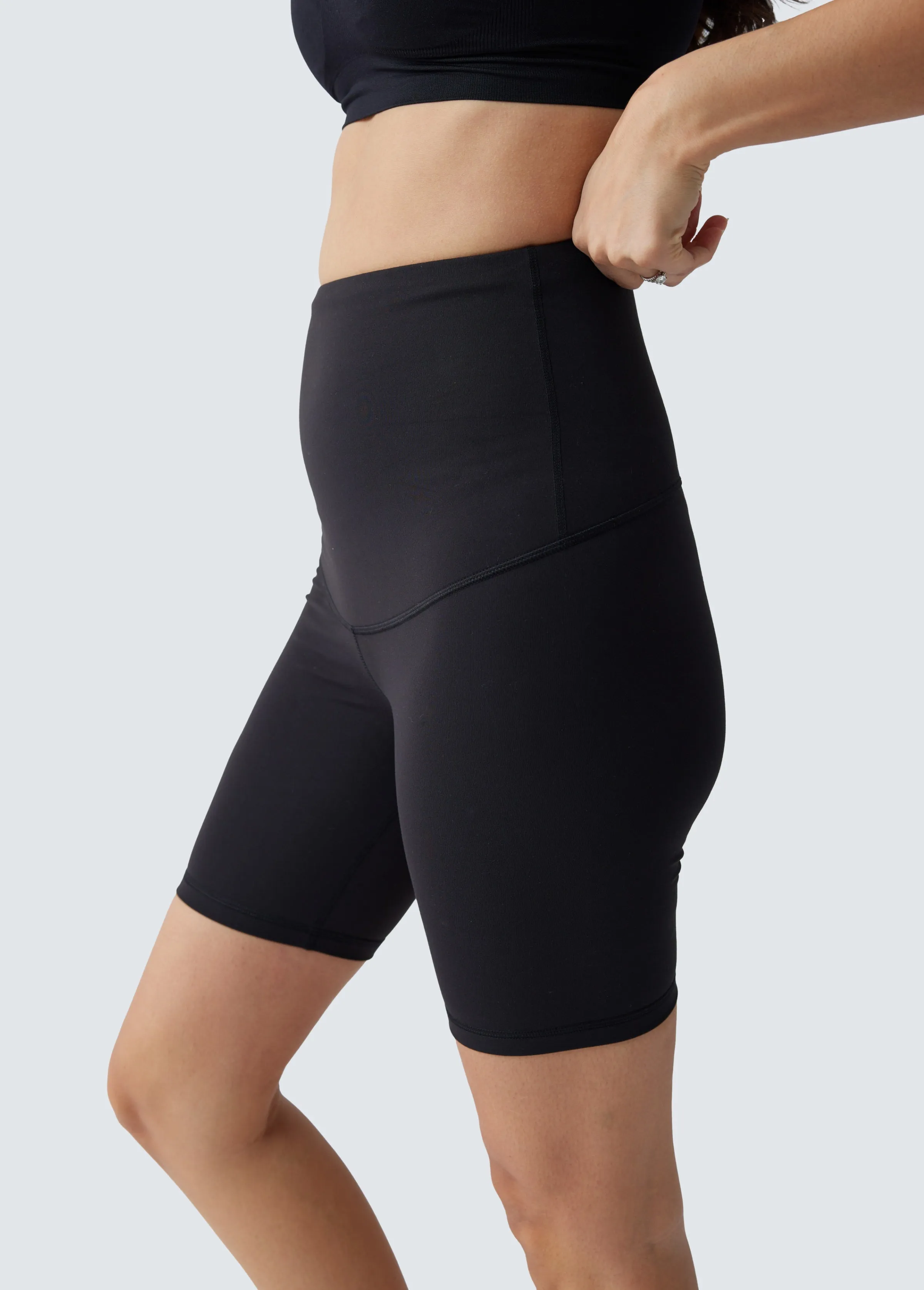 Postpartum Legging   Bike Short - Two-Pack