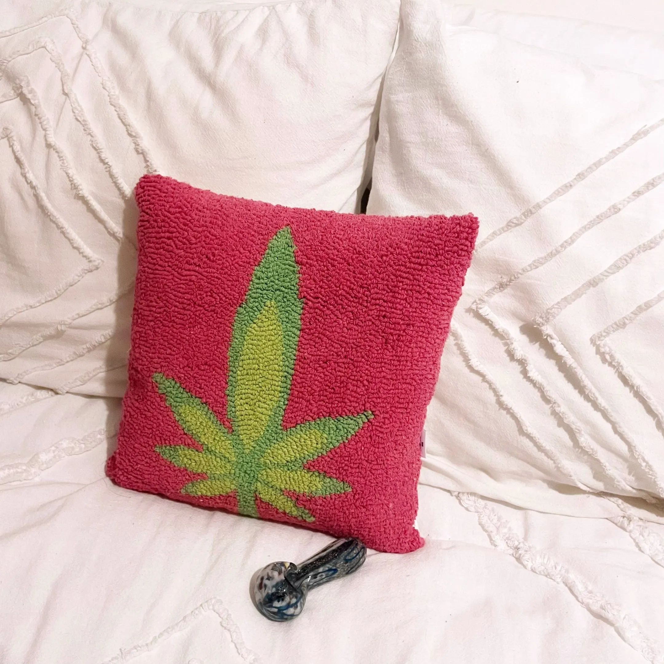 Pot Leaf Pillow