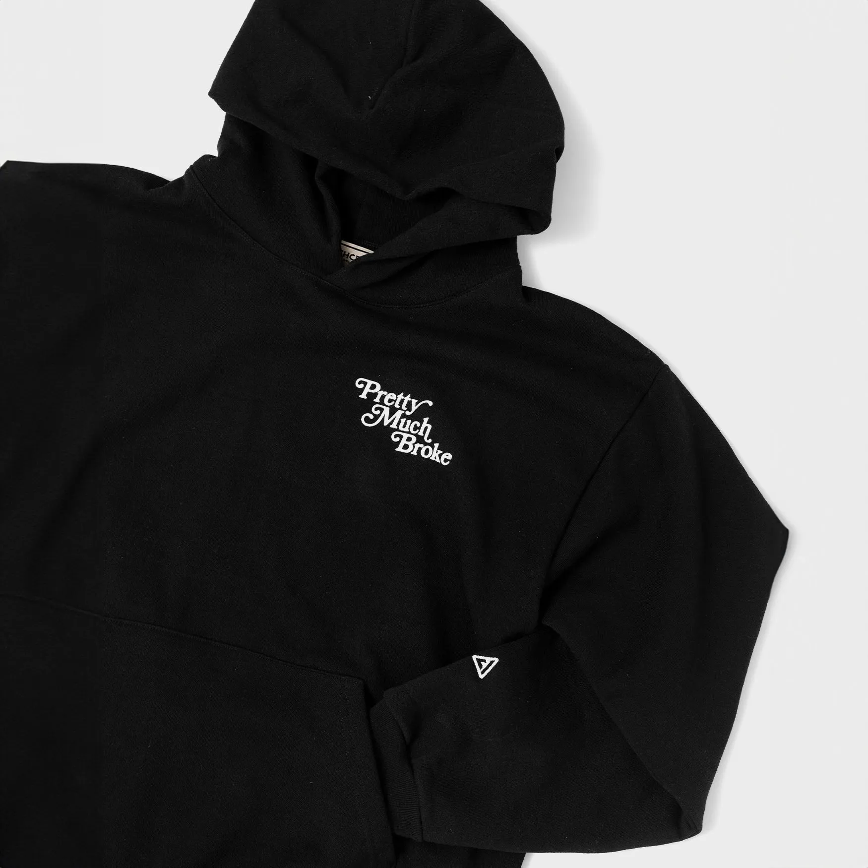 Pretty Much Broke® Heavyweight Hoodie - Black