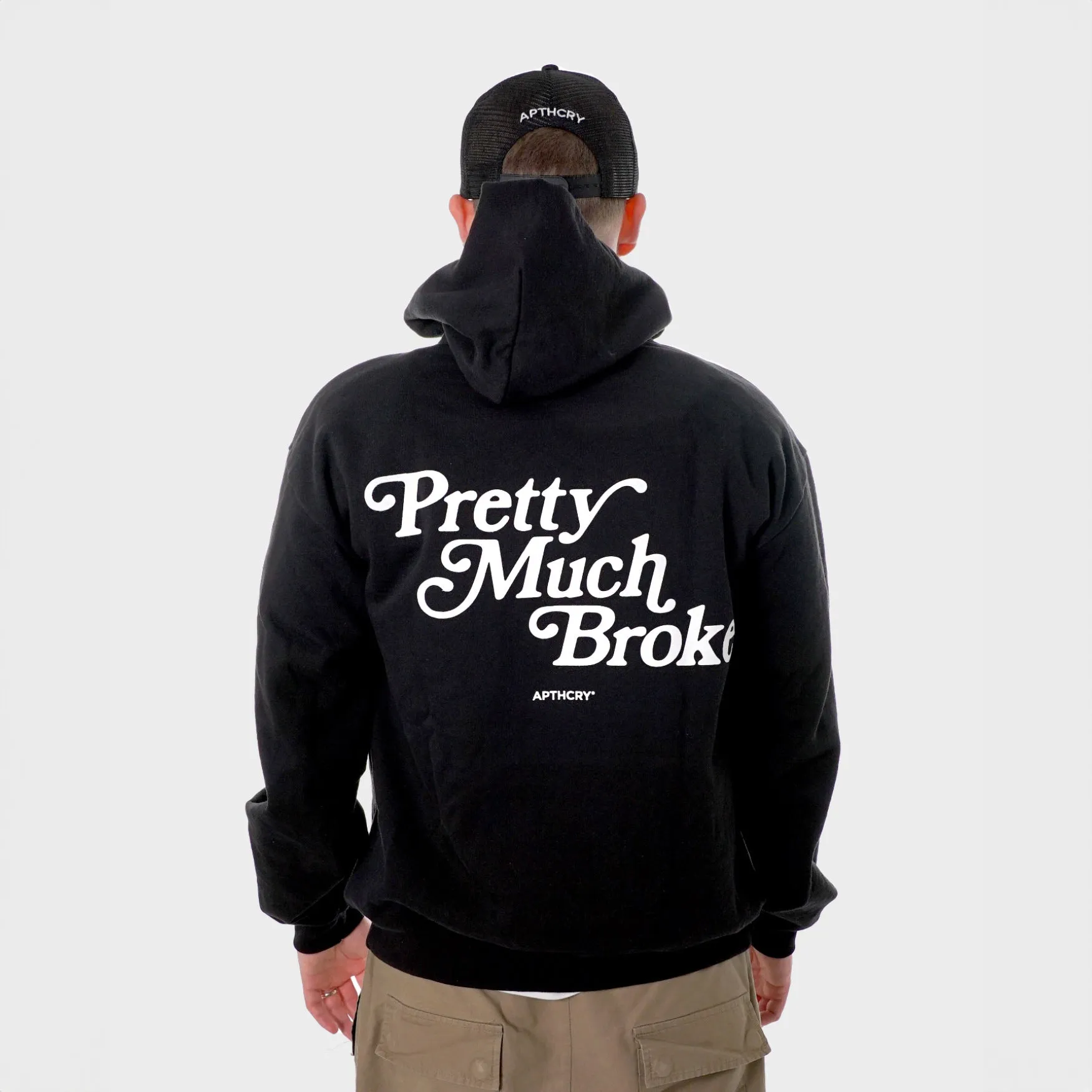 Pretty Much Broke® Heavyweight Hoodie - Black