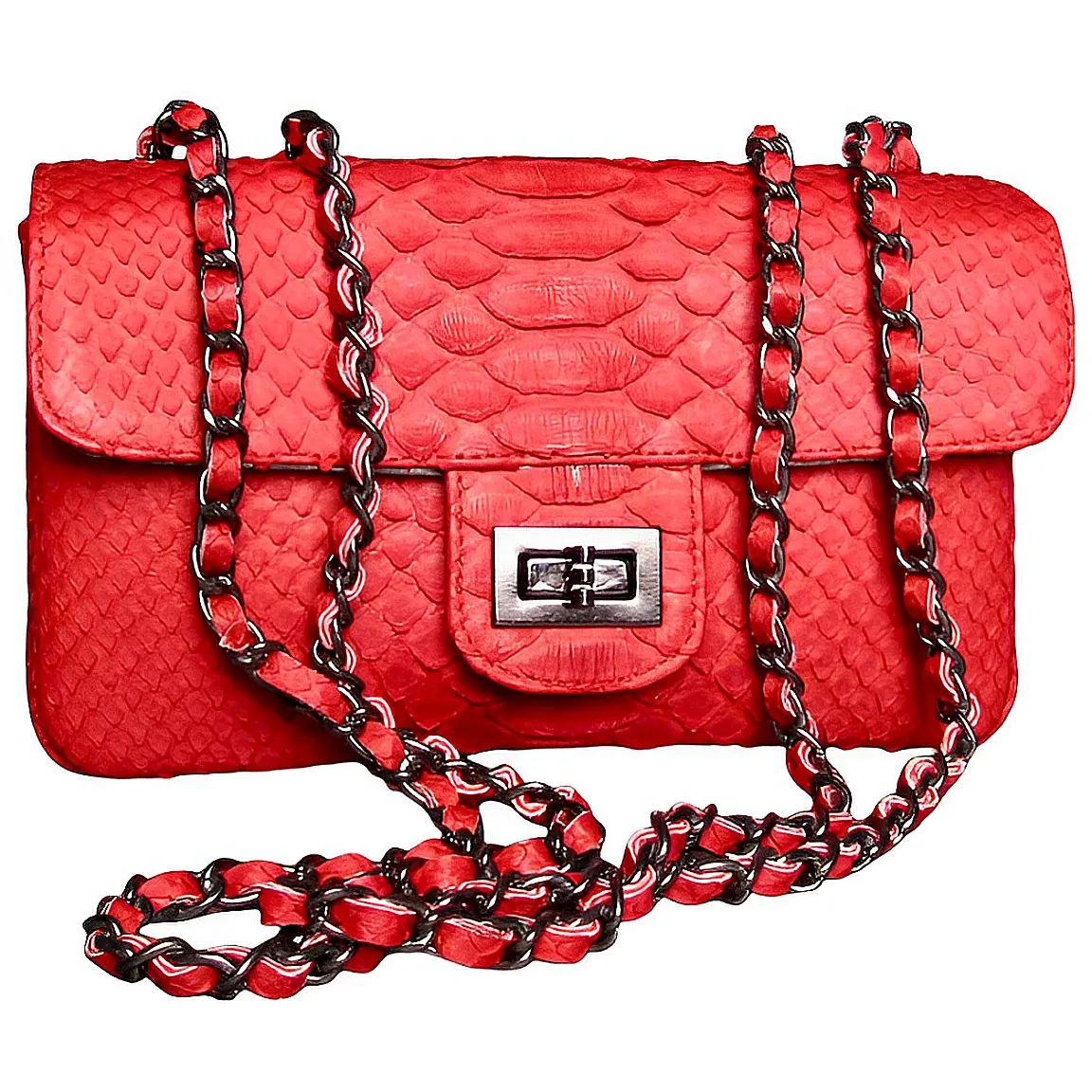 Red Flap Bag LARGE