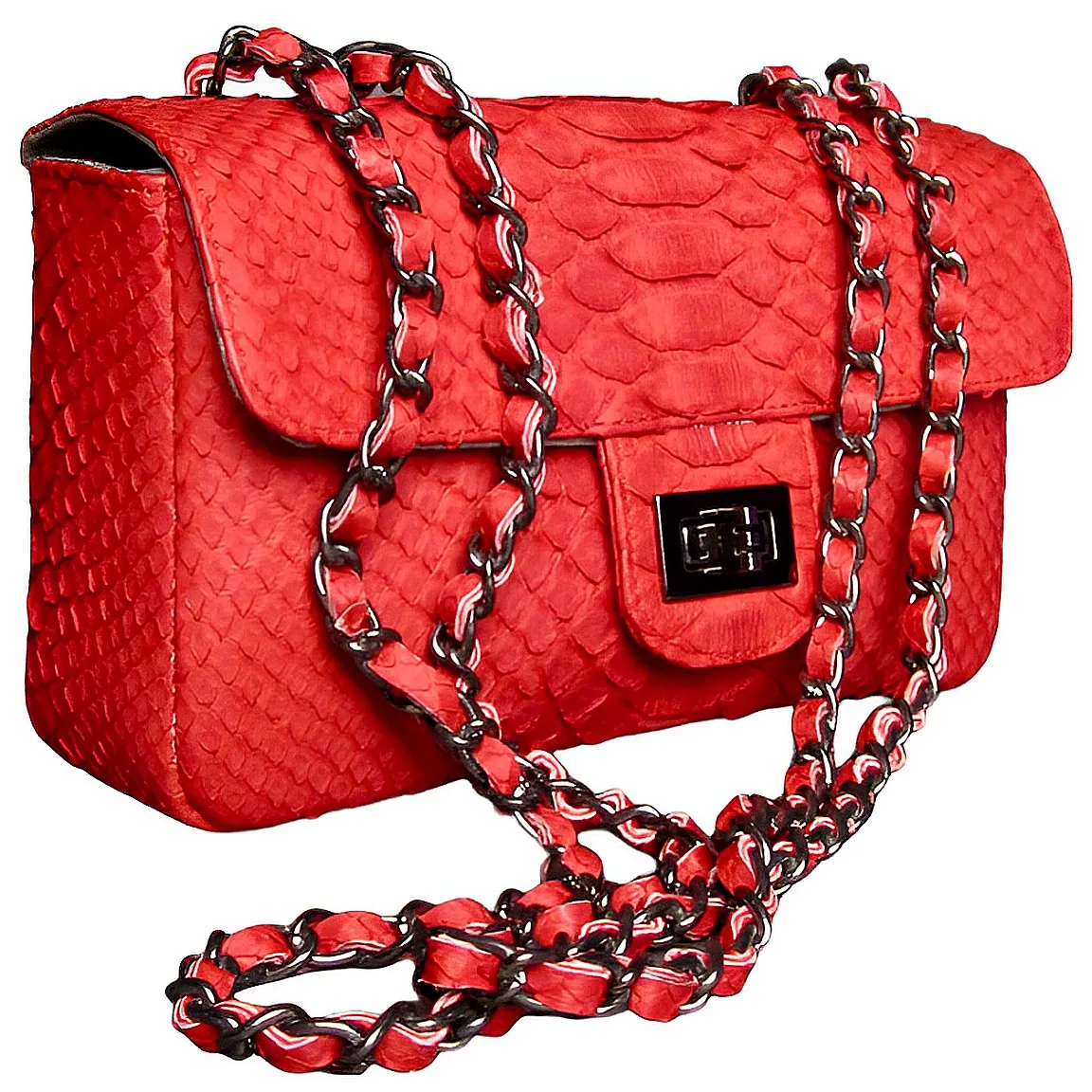 Red Flap Bag LARGE