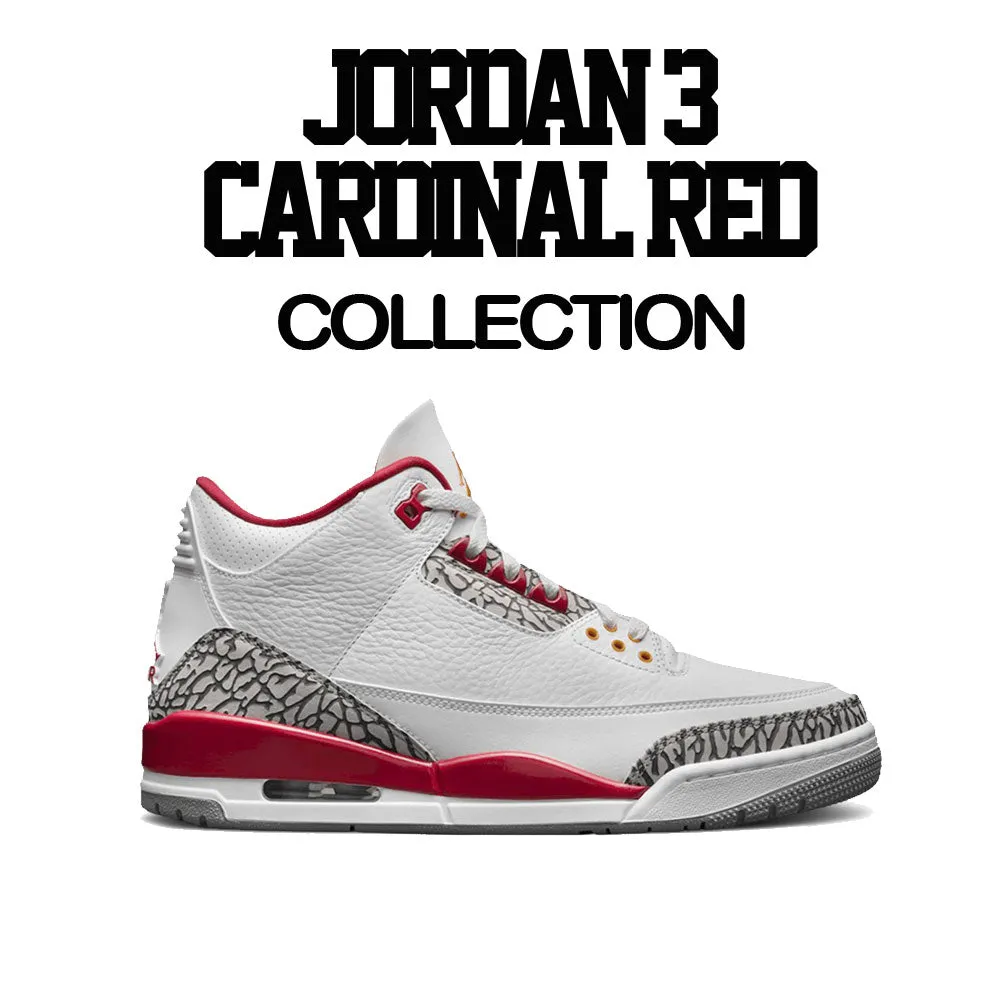 Retro 3 Cardinal ST Drip Shirt