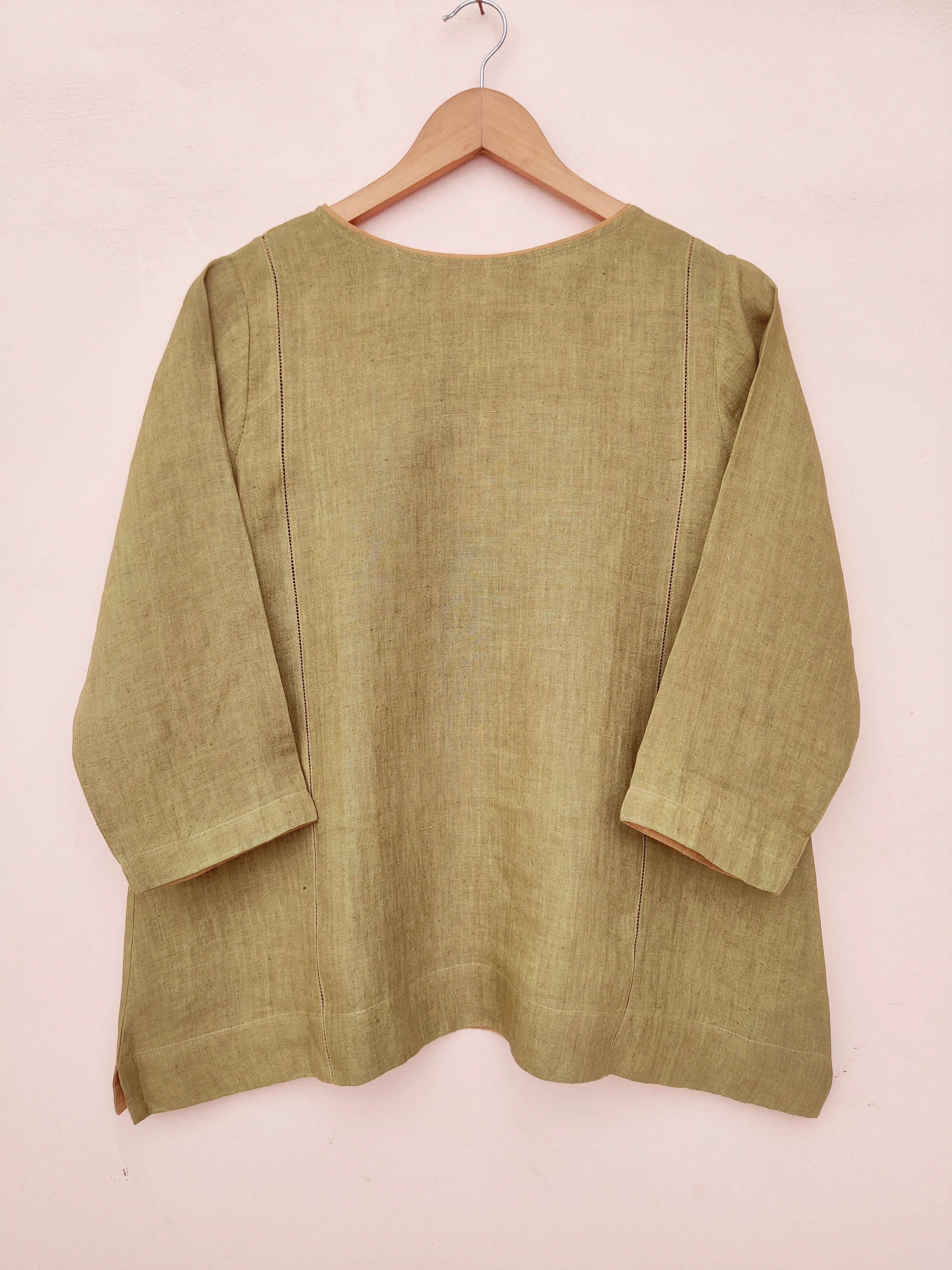 Saku Handwoven Linen Everyday Top