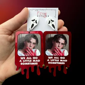 Scream Billy Loomis Dangle Earrings