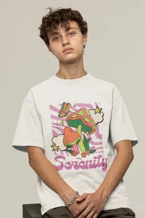 Serenity Graphic Printed Unisex Oversized T Shirt