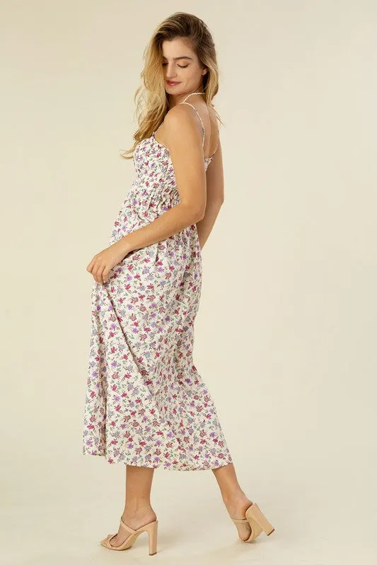 Sing To Me Smocked Cami Maxi Dress