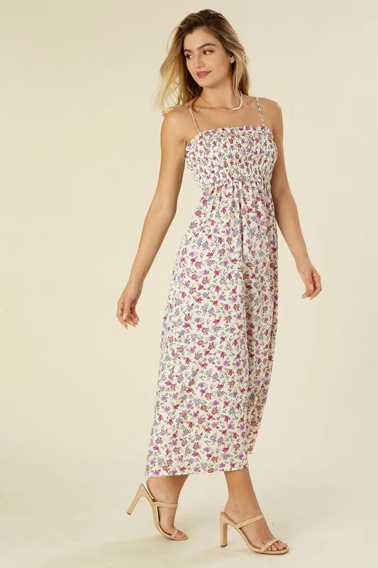 Sing To Me Smocked Cami Maxi Dress