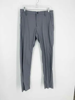 Size 32x34 Gray Solid Men's Pants- Men's