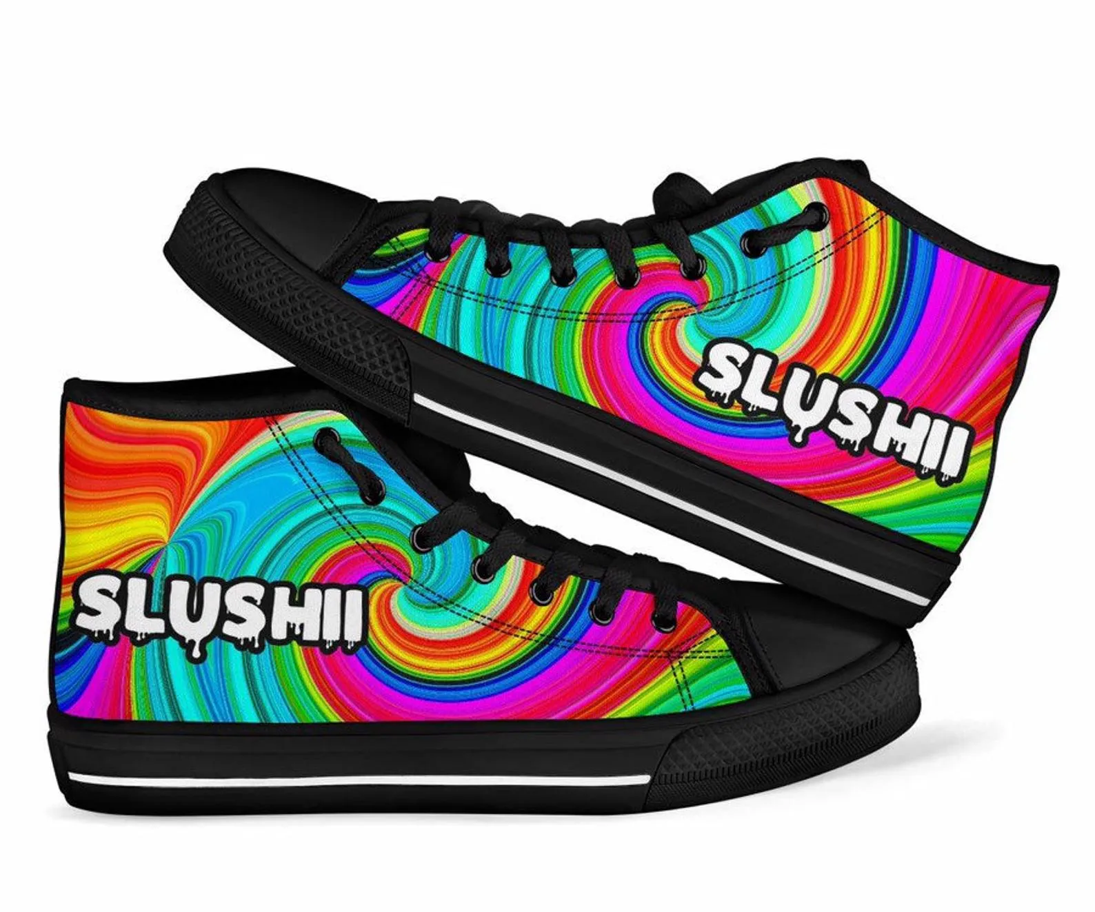 Slushii High Top Unisex Festival Sneaker Shoes