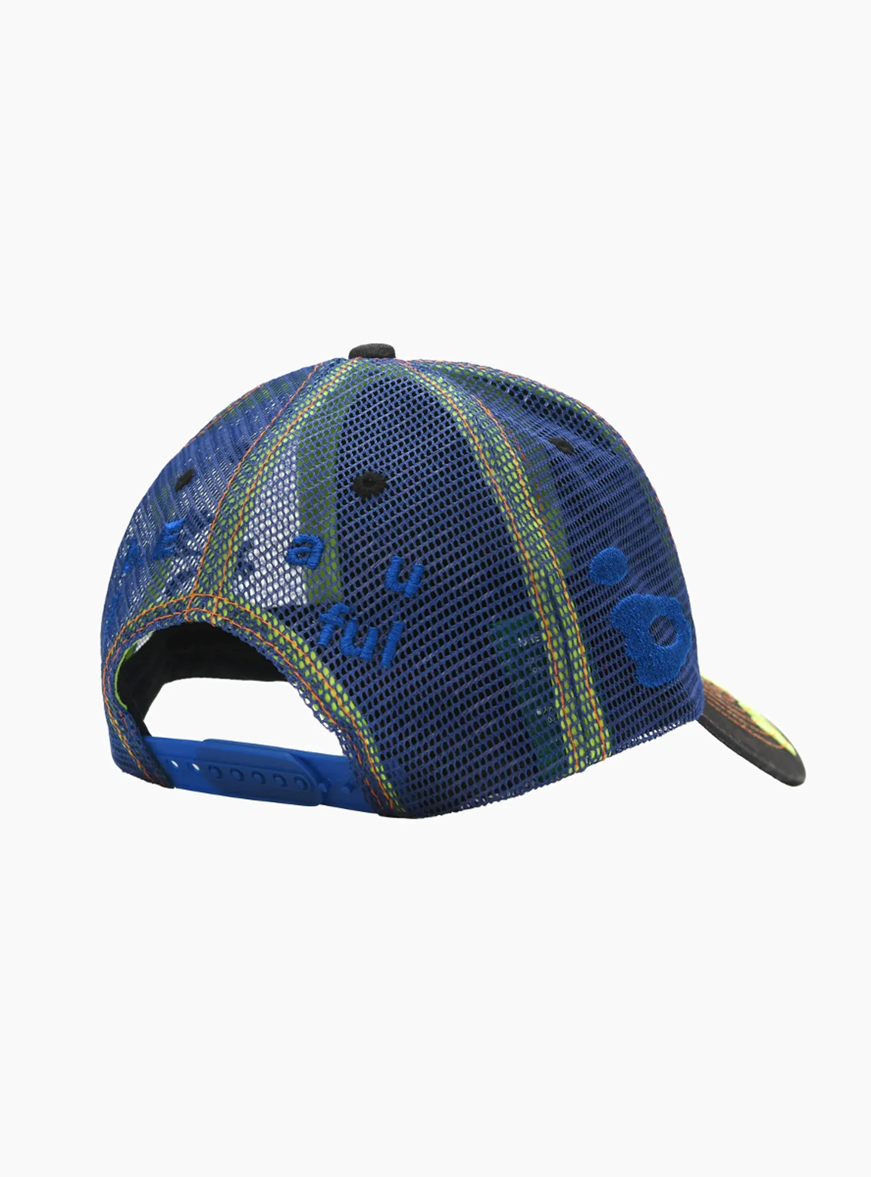 Soto Trucker Hat Black Camo & Blue