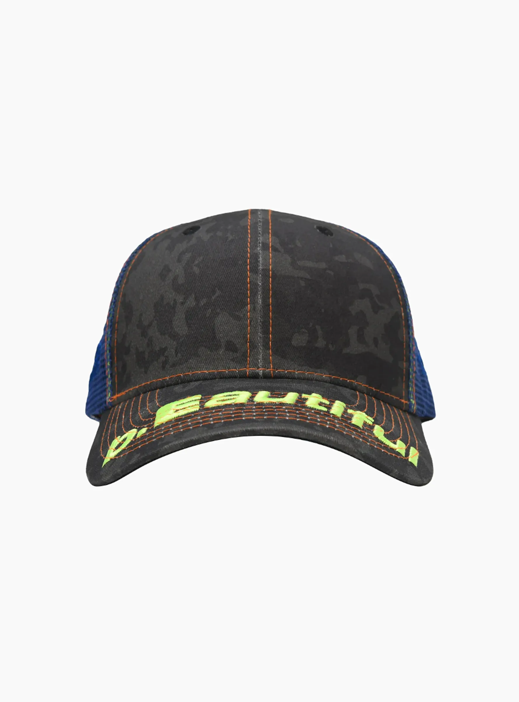 Soto Trucker Hat Black Camo & Blue