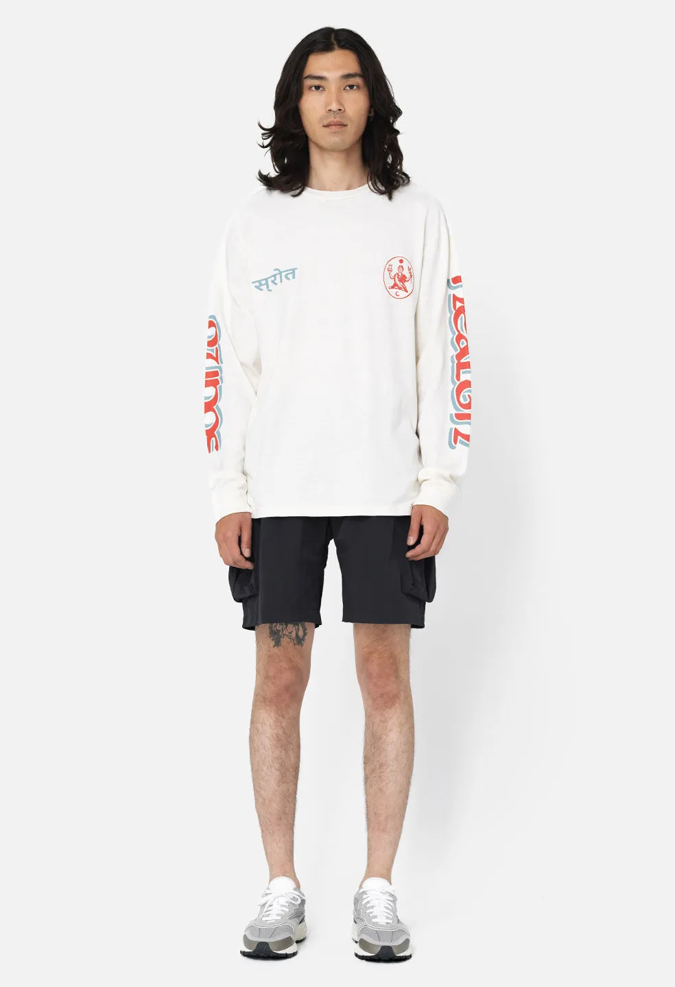 Sound Health LS University Tee / Salt