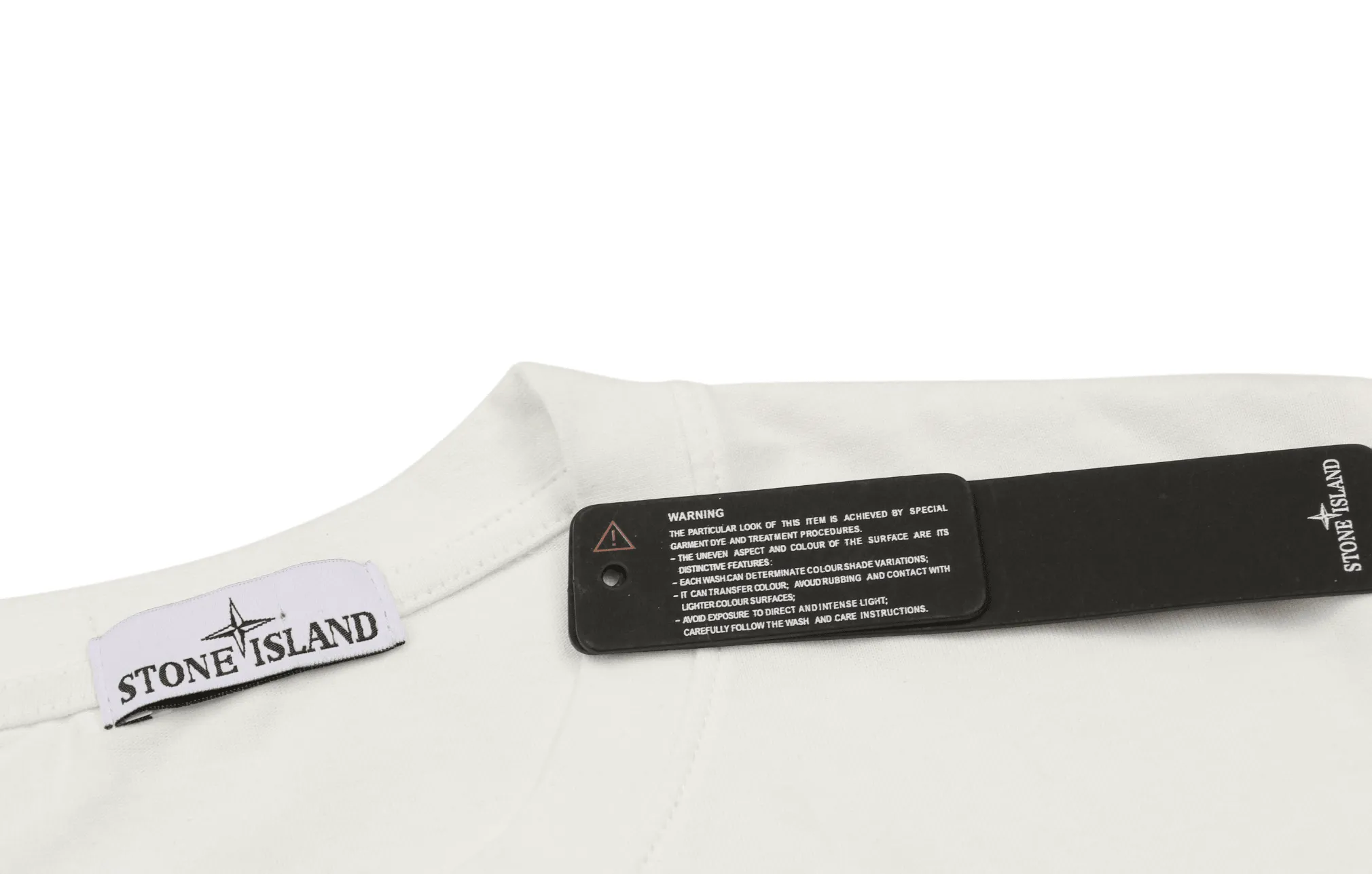 STONE ISLAND 21ss DOUBLE PIN *WHITE*