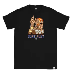 STREET FIGHTER 'Continue? Dhalsim' t-shirt - Black