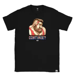 STREET FIGHTER 'Continue? Zangief' t-shirt - Black