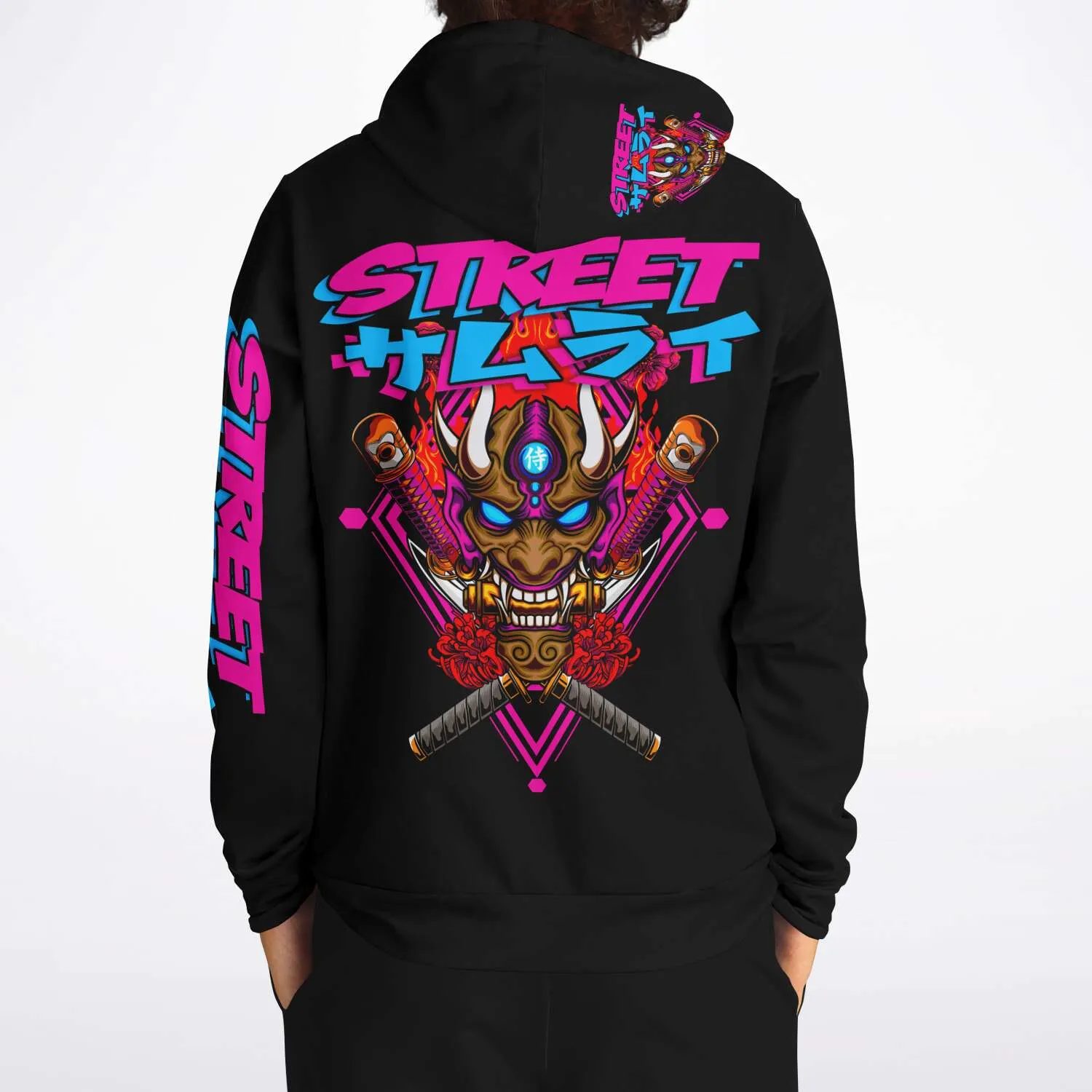 Street Samurai Oni Premium Hoodie