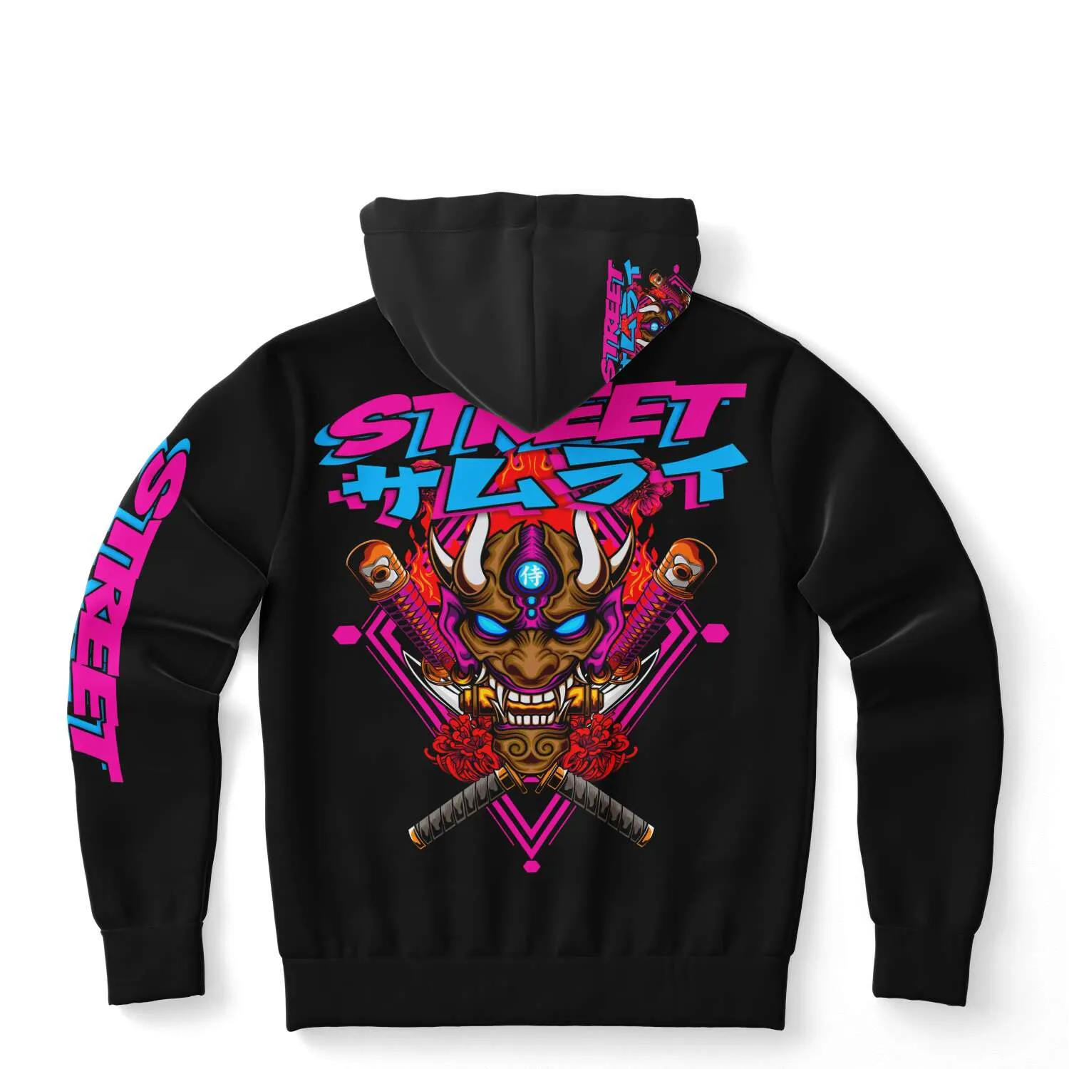 Street Samurai Oni Premium Hoodie