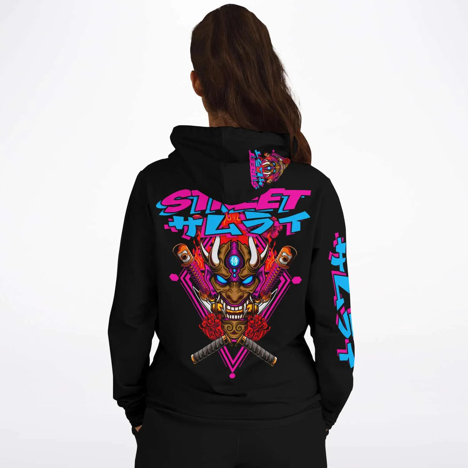 Street Samurai Oni Premium Hoodie