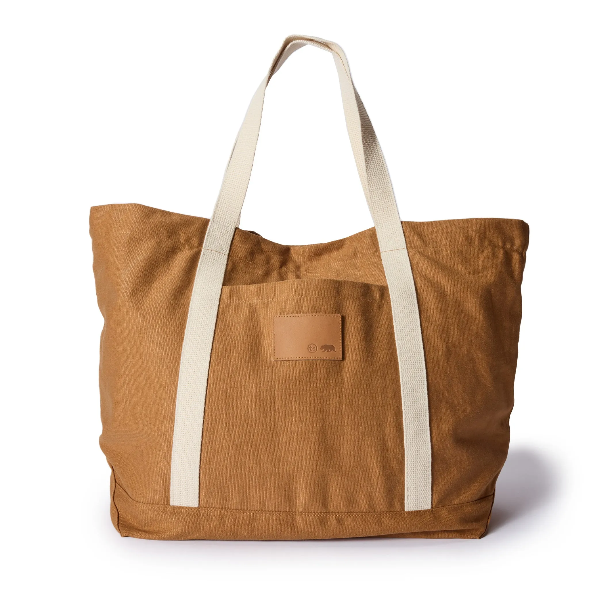 The Market Tote in Cedar Boss Duck