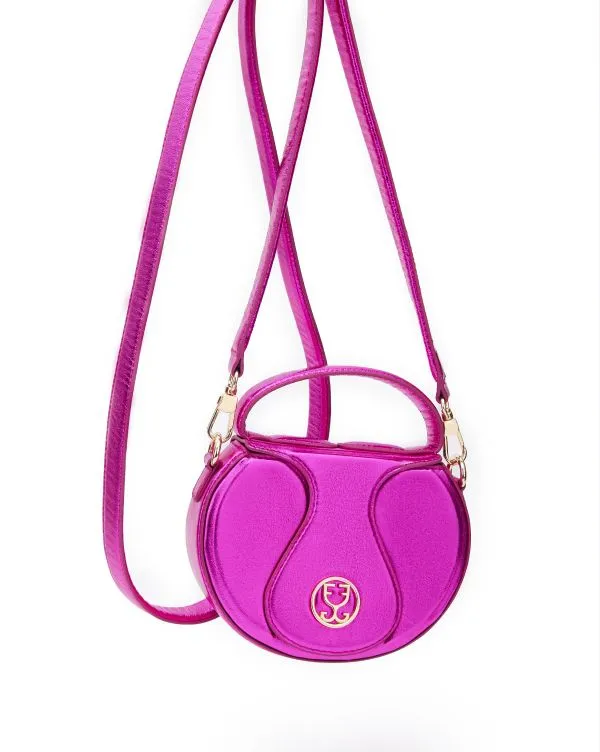 The Micro Bag Leather : Electric Pink