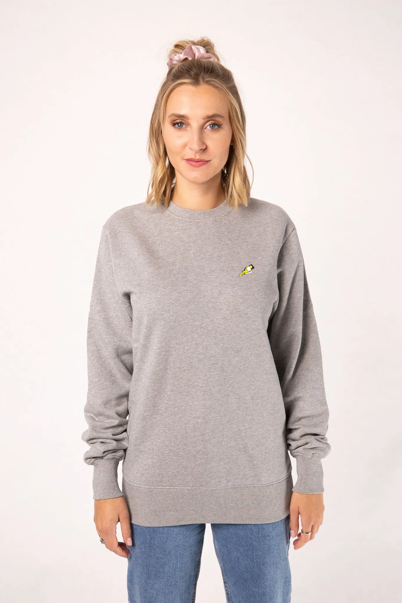 Tornado | Bestickter Bio-Baumwoll Frauen Pullover