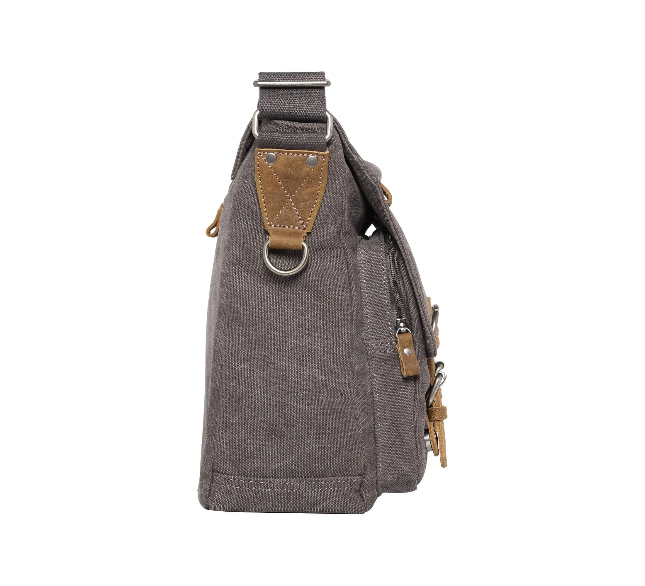 TRP0207 Troop London Classic Canvas Laptop Messenger Bag