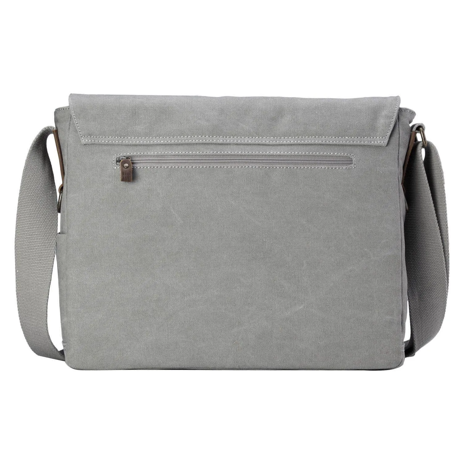 TRP0207 Troop London Classic Canvas Laptop Messenger Bag