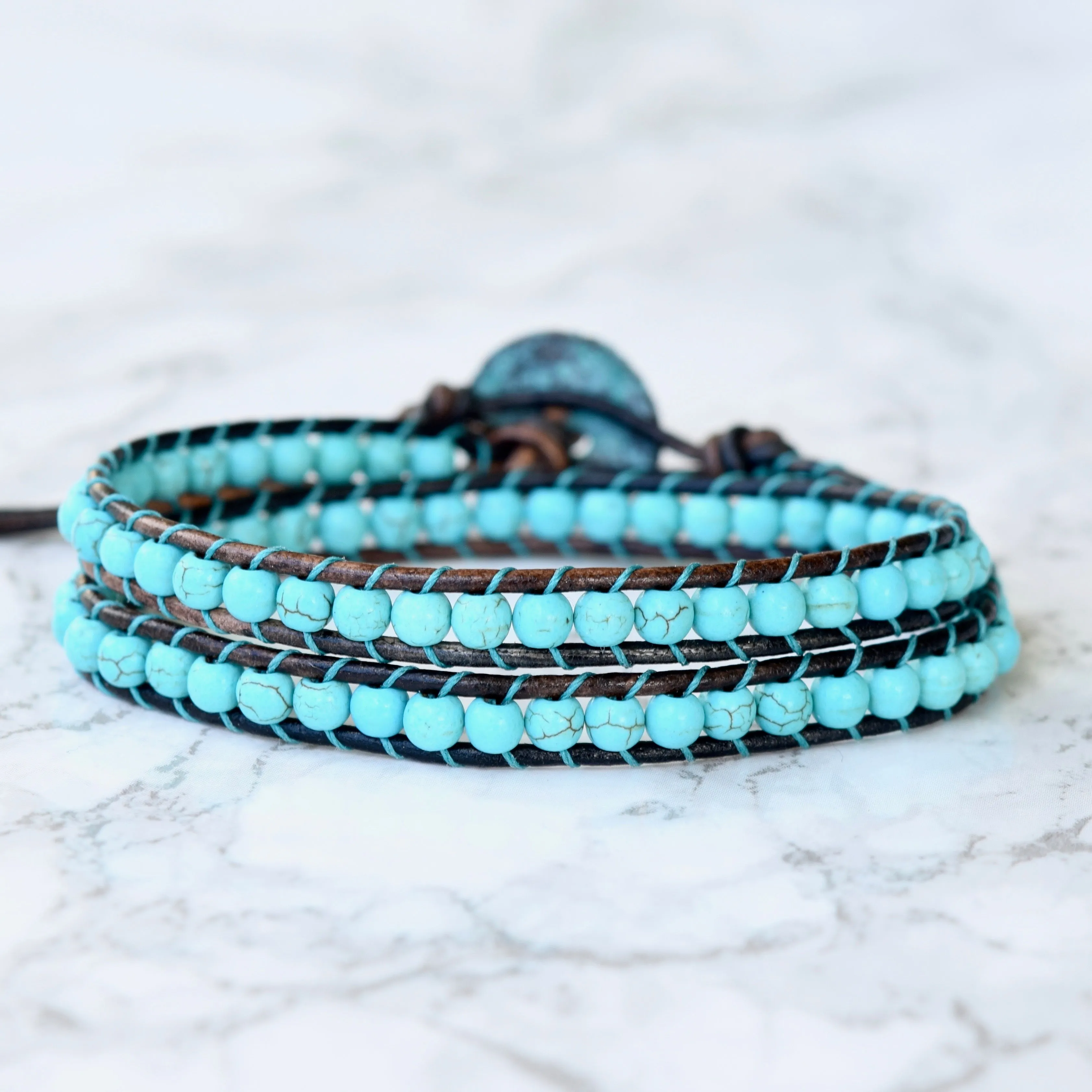 Turquoise Wrap Bracelet