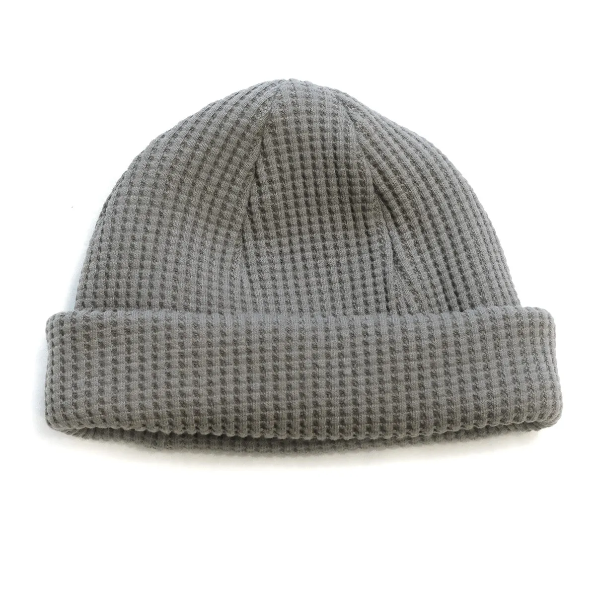 Waffle Knit Cap - Iron Grey