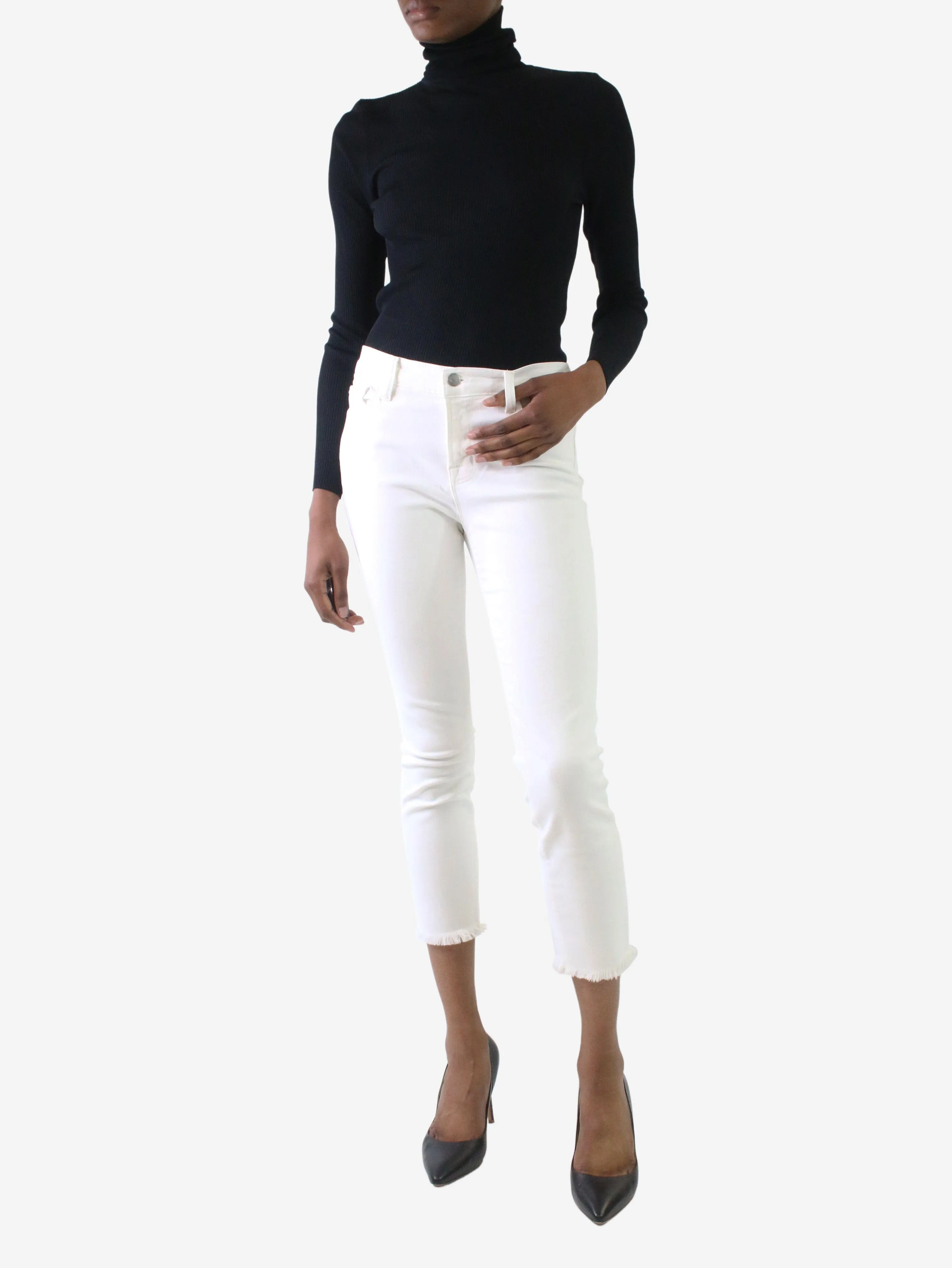 White skinny jeans - Size 27