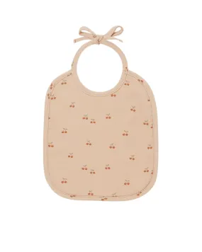 Woven Tie Bib – Cherries