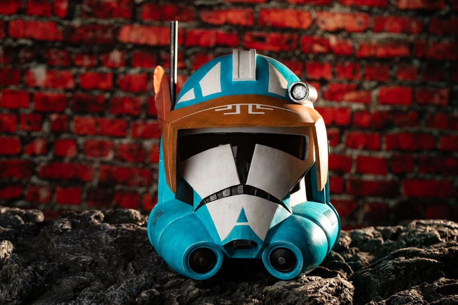 Xcoser Star Wars Clone Captain Tukk Helm für Erwachsene Halloween-Cosplay