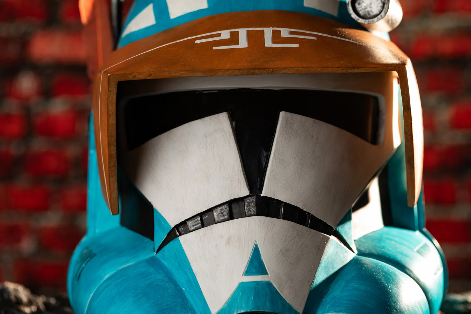 Xcoser Star Wars Clone Captain Tukk Helm für Erwachsene Halloween-Cosplay