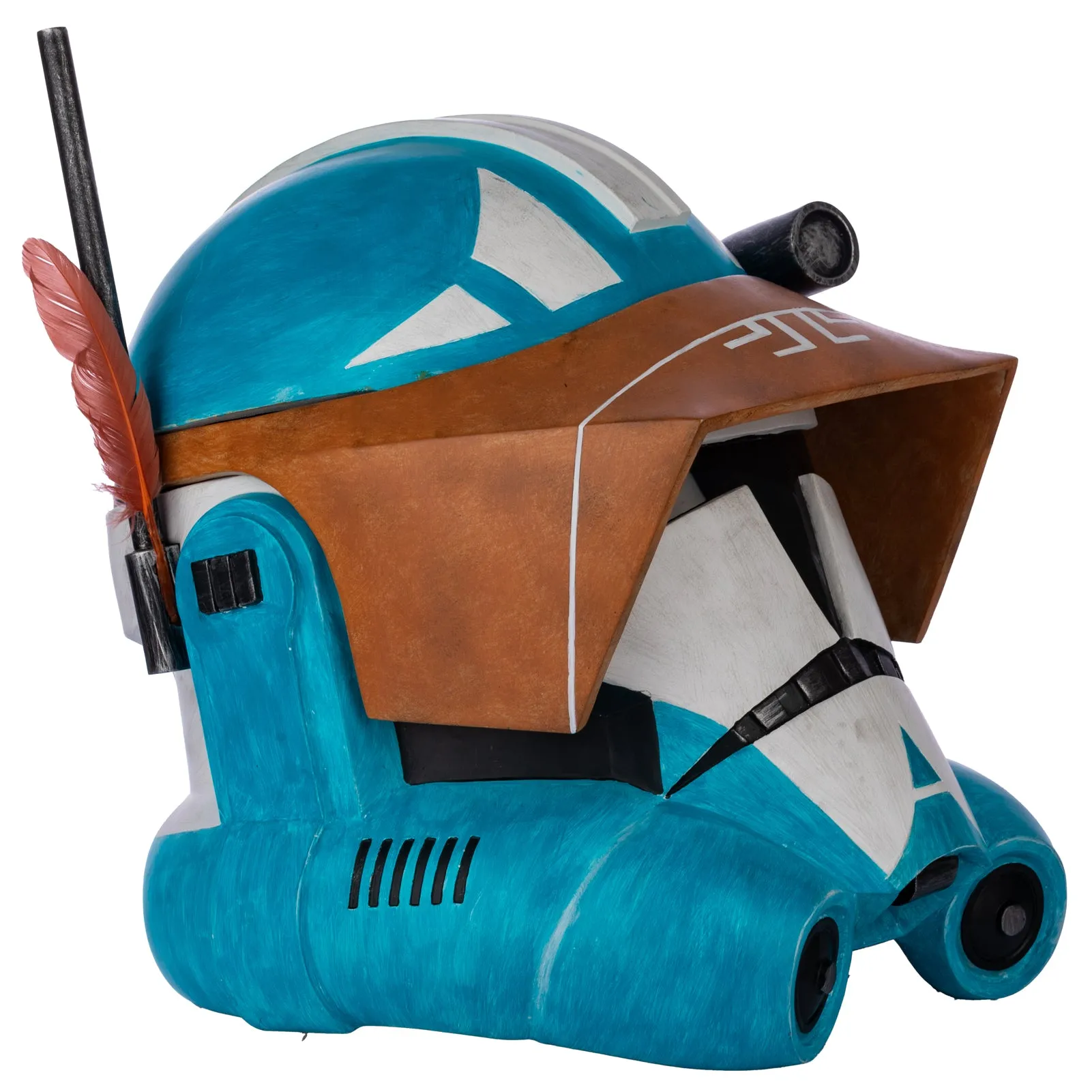 Xcoser Star Wars Clone Captain Tukk Helm für Erwachsene Halloween-Cosplay