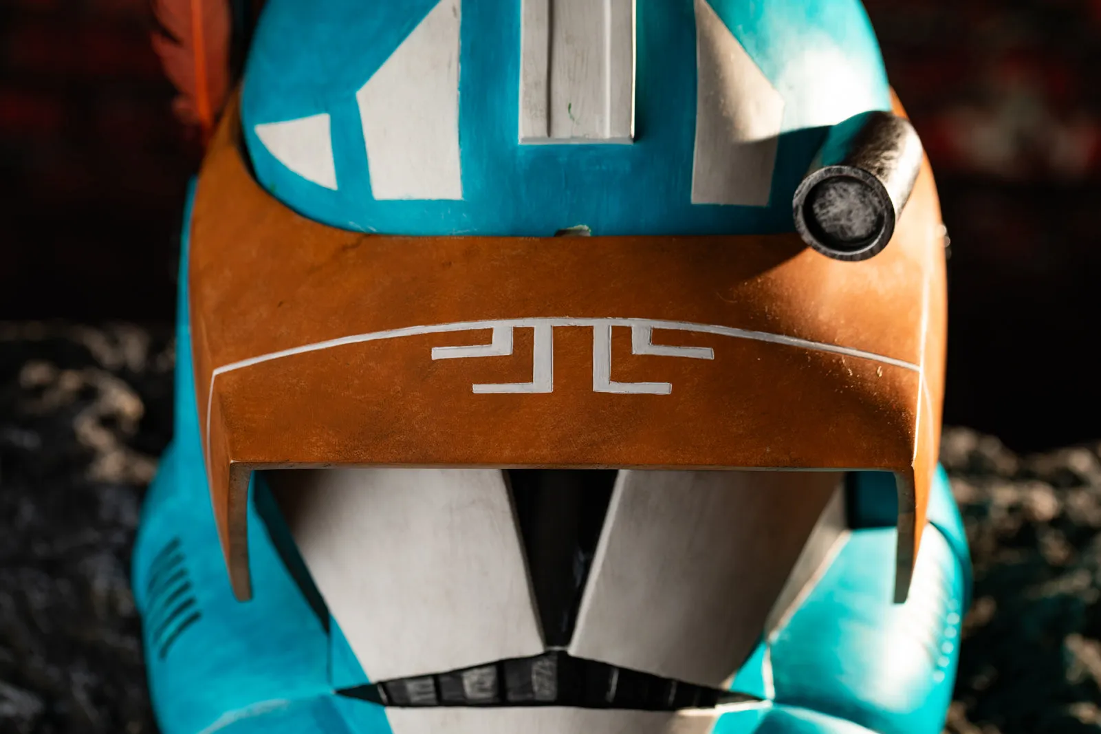 Xcoser Star Wars Clone Captain Tukk Helm für Erwachsene Halloween-Cosplay