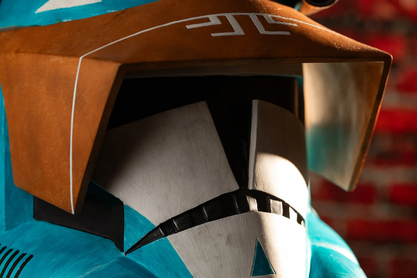 Xcoser Star Wars Clone Captain Tukk Helm für Erwachsene Halloween-Cosplay